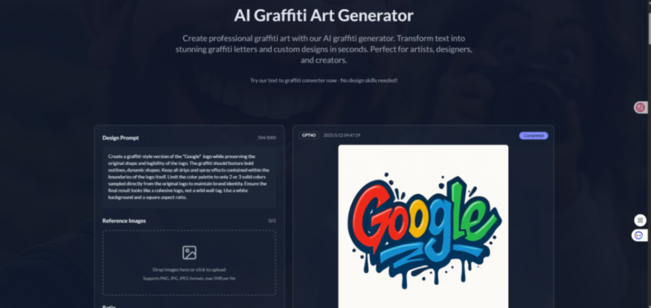 graffiti art screenshot and logo